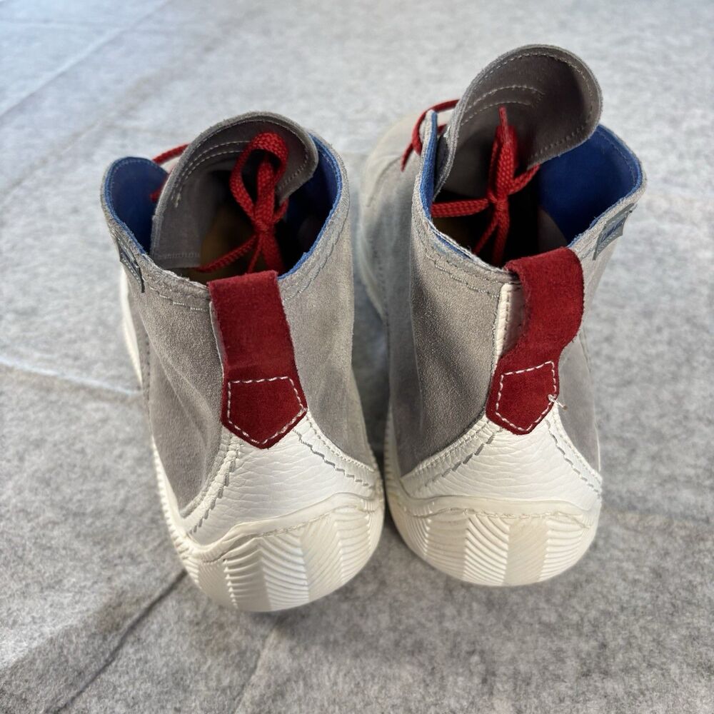 LO.WHITE 28030 Gray Suede Sneakers Mens Size 11.5 IOB & Dust Bag Italy MSRP $450 - Picture 8 of 14